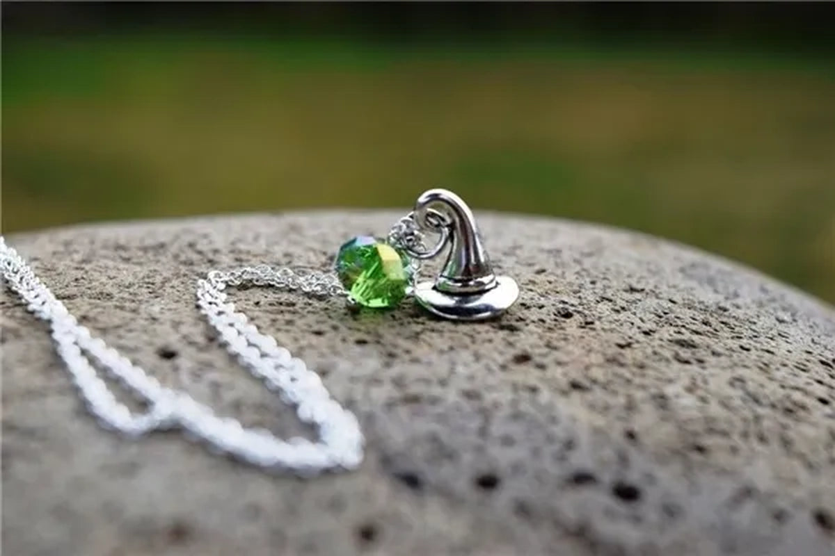 Wicked Best Friends Necklace, Witch Hat Necklace