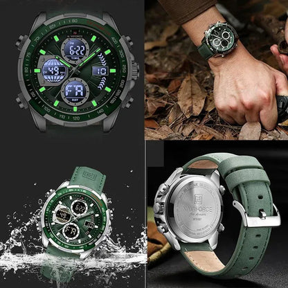 Fashion Military Watches for Men Luxury Original Sports Chronograph Watch Waterproof Quartz Clock Digital WristWatch