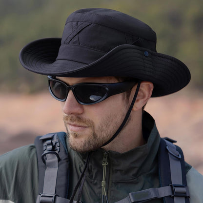 Sun Hats for Women Men UV Protection Summer Hat Wide Brim Packable UPF50 Cowboy Hat Hiking Fishing Hats