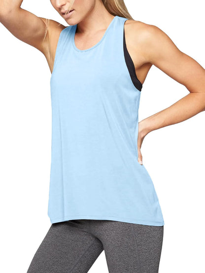 Workout Tops for Women Yoga Athletic Shirts Tank Tops Gym Summer Workout Clothes