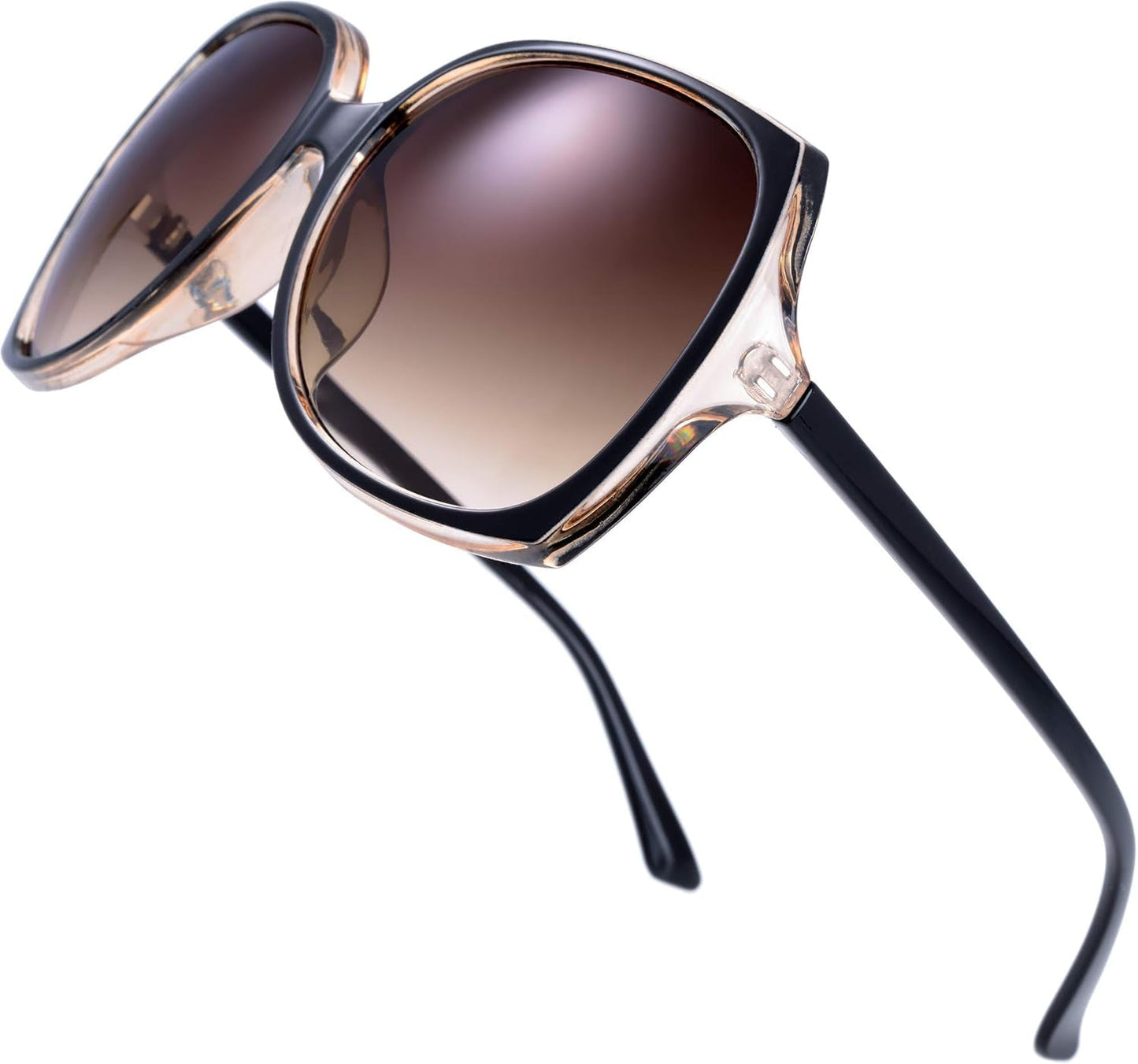 Women'S Oversized Square Jackie O Cat Eye Hybrid Butterfly Fashion Sunglasses - Exquisite Packaging