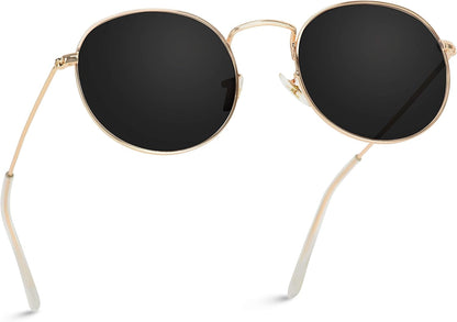 '- Reflective Lens round Trendy Sunglasses