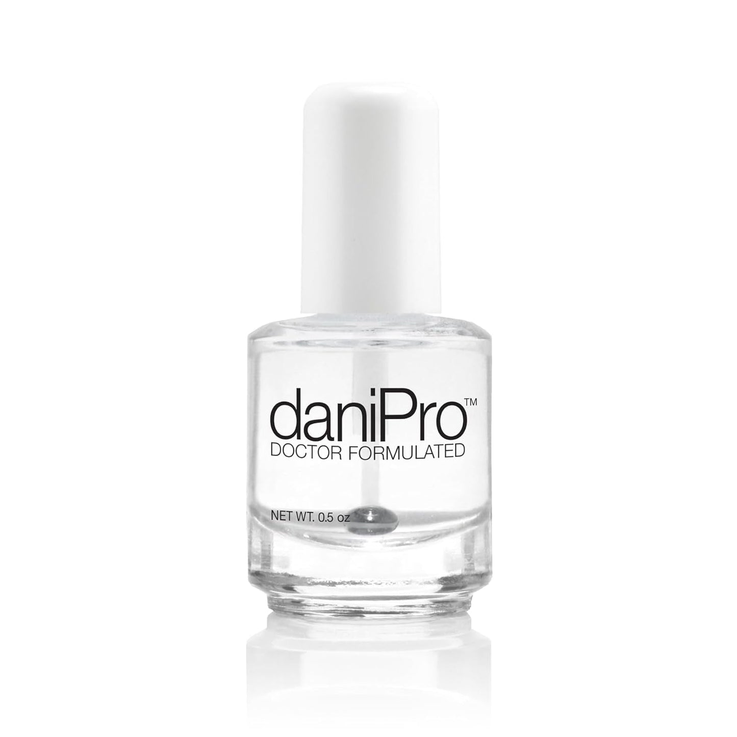 Doctor-Formulated Clear Base Coat Nail Polish, 0.5 Oz - Base Coat Nail Polish with Undecylenic Acid, Vitamins & Biotin - Nail Base Coat for Stronger, Healthier Nails, Manufactured in the USA
