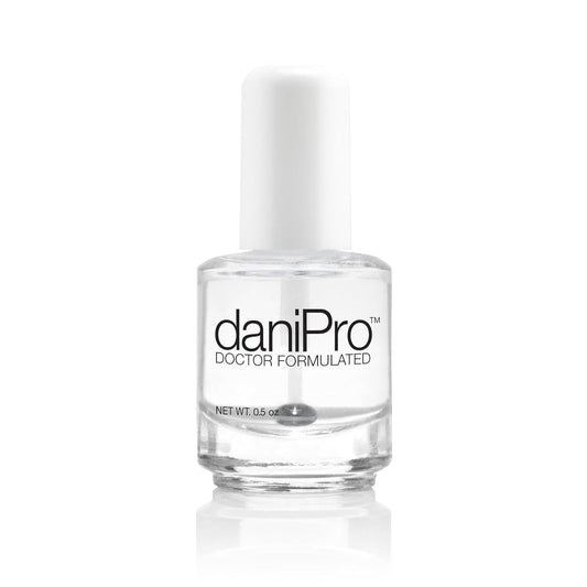 Doctor-Formulated Clear Base Coat Nail Polish, 0.5 Oz - Base Coat Nail Polish with Undecylenic Acid, Vitamins & Biotin - Nail Base Coat for Stronger, Healthier Nails, Manufactured in the USA
