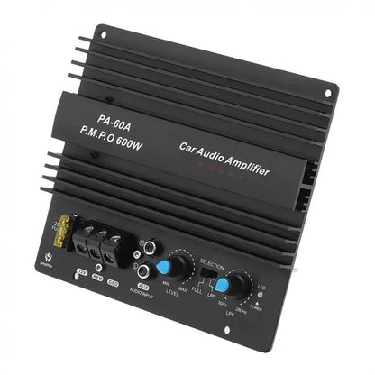 12V 600W Black Car Audio Amplifier Board Speaker Subwoofer Board Bass Module High Power Mono Channel Lossless Accessories
