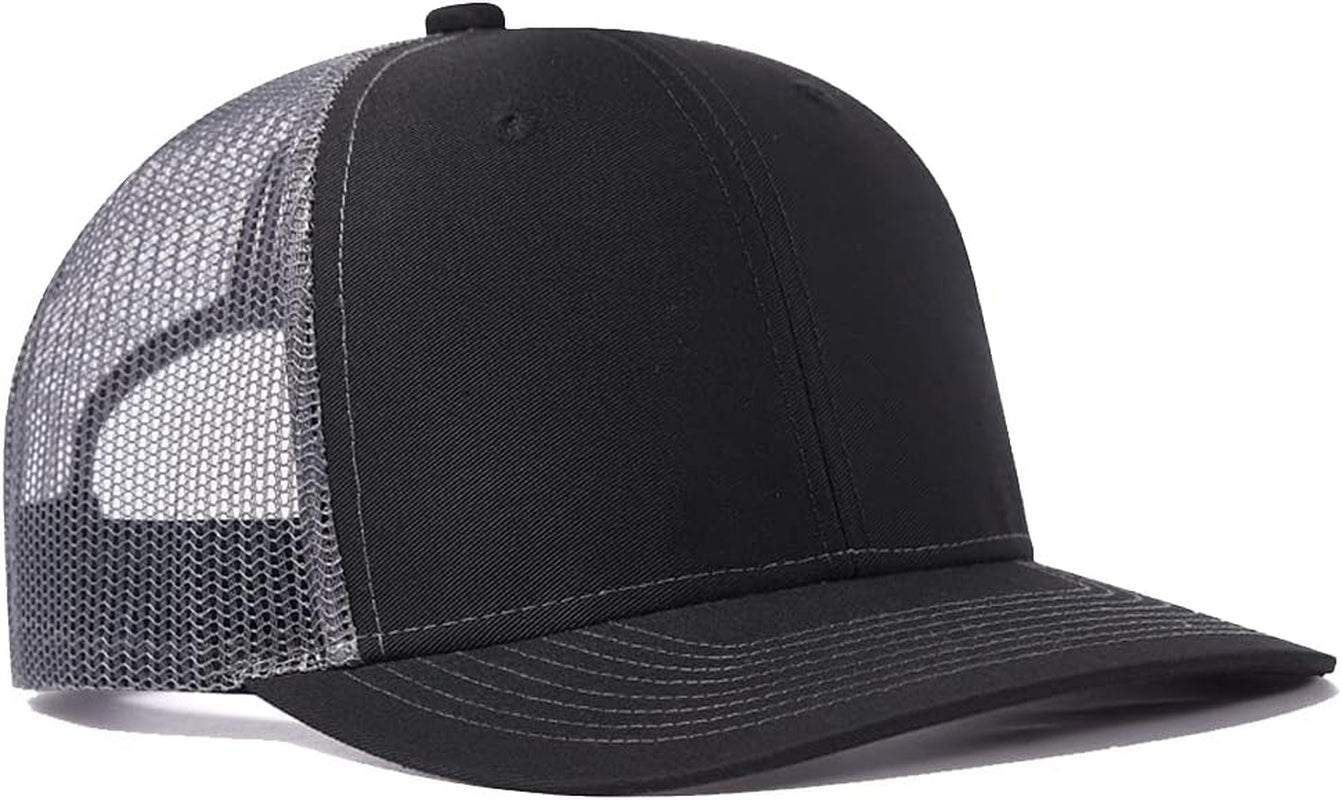 Trucker Hat - Mesh Snap Back - Unisex Adjustable Baseball Cap - Outdoor Hats for Men Women