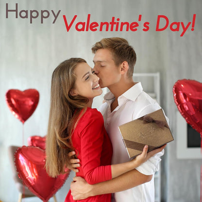 12 Chocolate Valentines Cookies Gift Basket, Gourmet Covered Candy Gift Box for Food Delivery, Cookie Gift Ideas for Galentines Friends Co-Workers