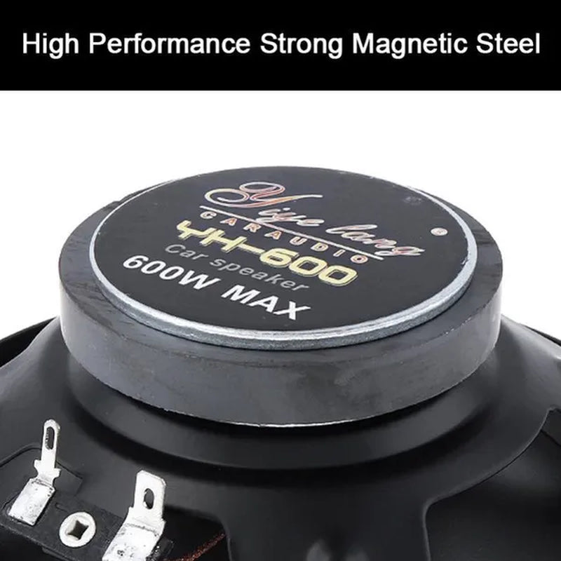 1 Piece 6 Inch 600W 2-Way Car Hifi Coaxial Speaker Door Auto Audio Music Stereo Full Range Frequency Speakers