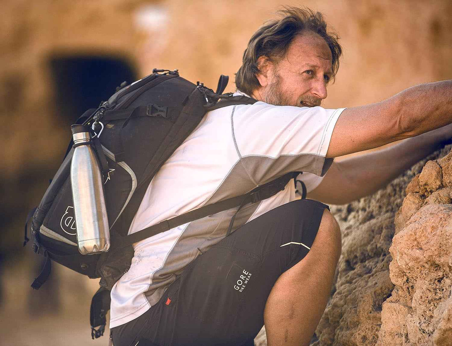 Stainless Steel Water Bottle - 17 Oz, Steel | Vacuum Insulated Double Wall with Screw Lid/Leak Proof | Thermal Travel Sports Canteen Coffee Flask