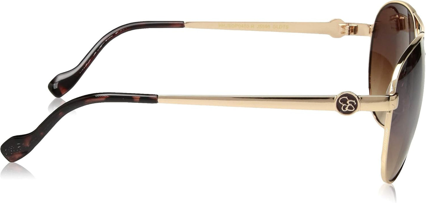 Women'S J5596 Classic Metal Aviator Pilot Sunglasses with UV400 Protection