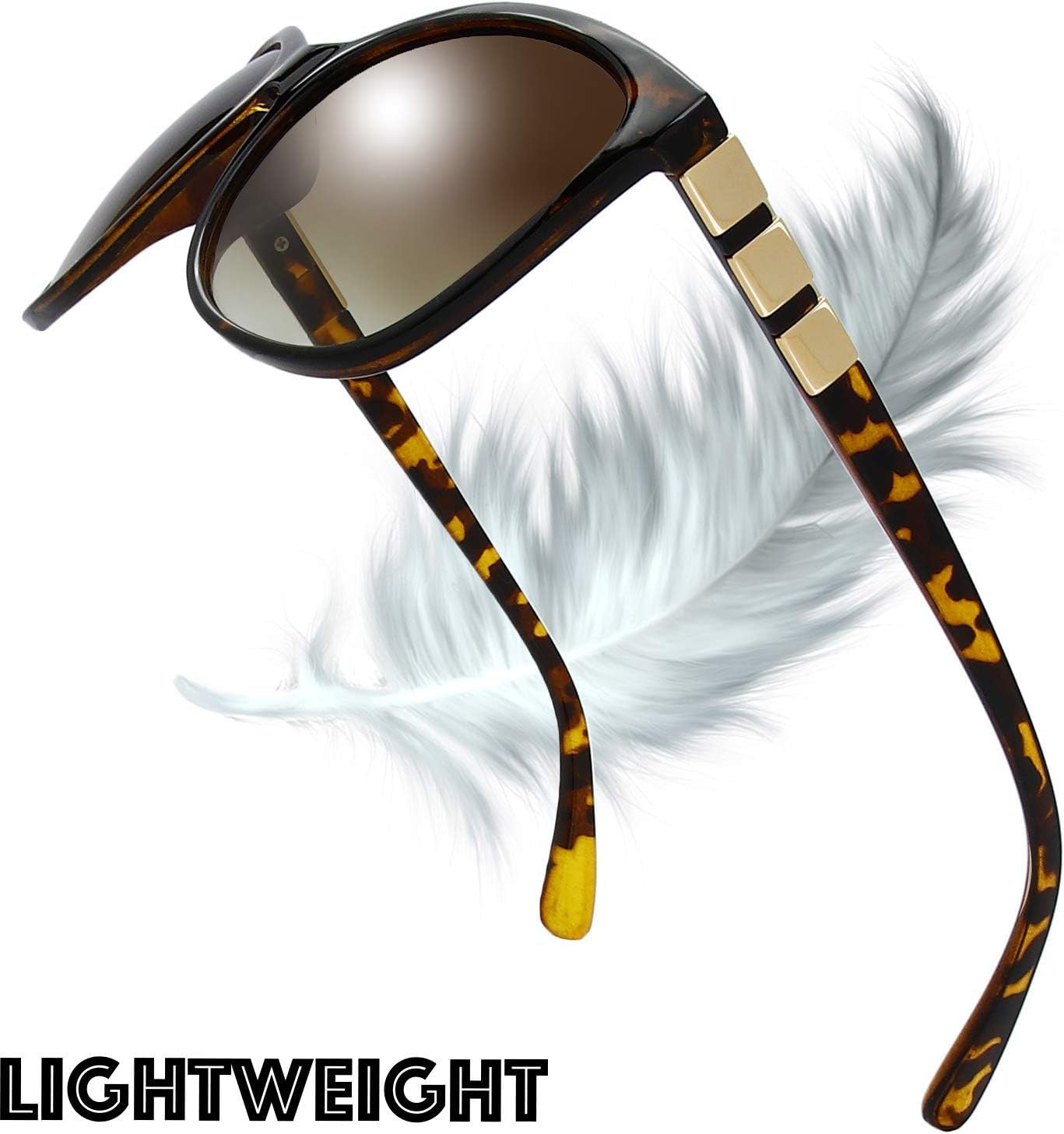 Women'S Oversized Square Jackie O Cat Eye Hybrid Butterfly Fashion Sunglasses - Exquisite Packaging