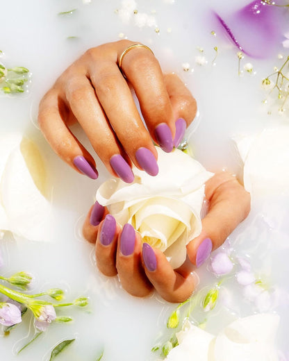 Pure Beauty Collection - Nail Lacquer, Nail Polish, Pastel Nail Polish, Spring Nail Lacquer (Malva, 9Ml)