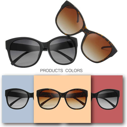 Women'S Oversized Square Jackie O Cat Eye Hybrid Butterfly Fashion Sunglasses - Exquisite Packaging
