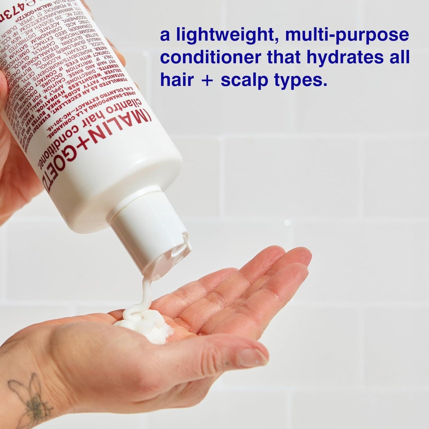 Cilantro Conditioner - Residue-Free, Lightweight Scalp Treatment. Conditions, Detangles, Balances Ph, Intensely Hydrates. Tames Frizz for All Hair Types. Vegan & Cruelty-Free