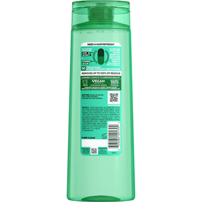 Fructis Pure Clean Purifying Shampoo, Silicone-Free, 12.5 Fl Oz, 1 Count (Packaging May Vary)