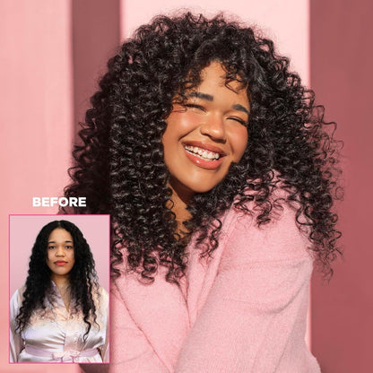 PUFF.ME Hair Volumizing Mousse | Lightweight & Flexible Hold Hair Mousse for Curls, Waves, or Straight Hair | Paraben & Sulfate-Free Hair Volumizer for Fine Hair with Vitamin B5 & E, 250Ml