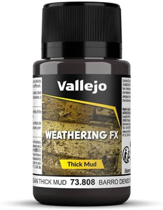 '- Weathering FX | Russian Thick Mud 40 Ml. (1.35 Fl.Oz.) | Permanent Pigments and Water Based Acrylic Resins | Ideal for Miniatures, Scale Models & Dioramas