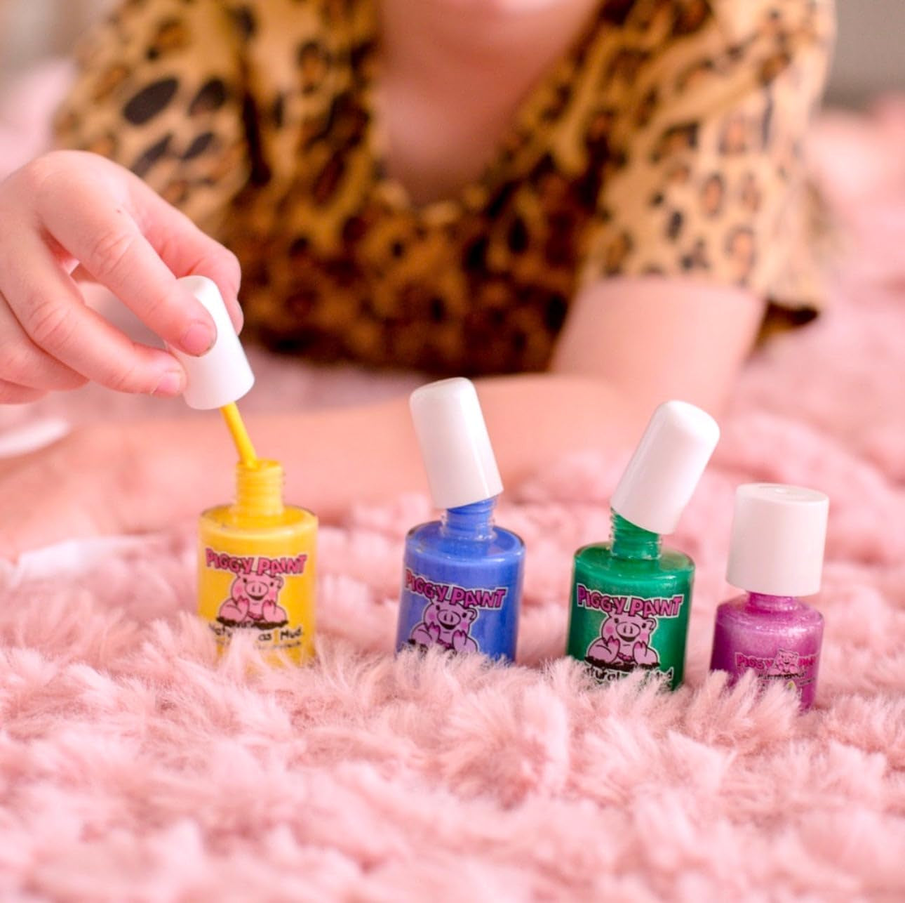 | 100% Non-Toxic Girls Nail Polish | Safe, Cruelty-Free, Vegan, & Low Odor for Kids | Ice Cream Dream