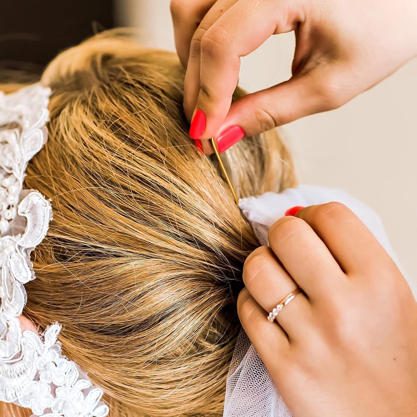 24 Pcs U Shaped Hair Pins, Ballet Bobby Pins U Hair Styling Pins for Updo with Storage Box, Metal U Bun Hair Forks for Women Girls, Thick, Thin, Long, Curly Hair (Gold, 2.5 Inch)