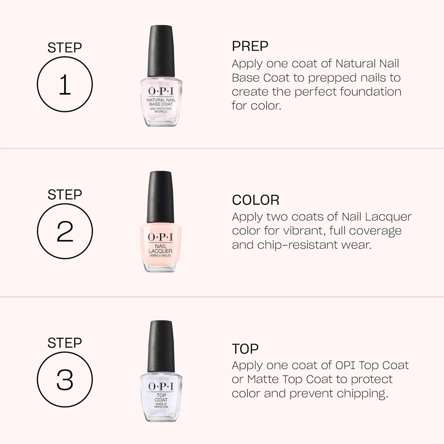 OPI Nail Lacquer Nail Polish | Opaque Light Purple Crème Chip Resistant Nail Polish | Vegan, Fast Drying, Streak Free