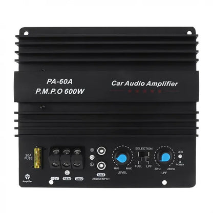 12V 600W Black Car Audio Amplifier Board Speaker Subwoofer Board Bass Module High Power Mono Channel Lossless Accessories