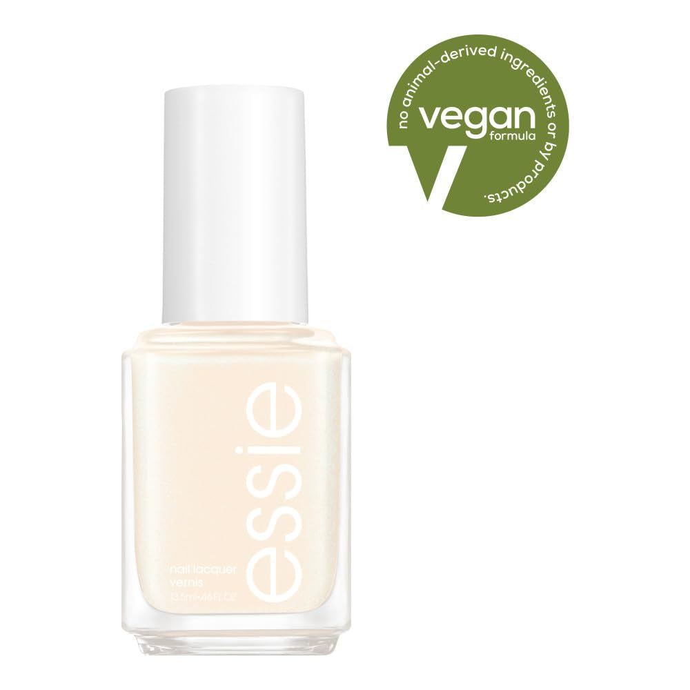 Salon-Quality Nail Polish, Vegan, Milky Ivory, Going Steady, 0.46 Fl Oz