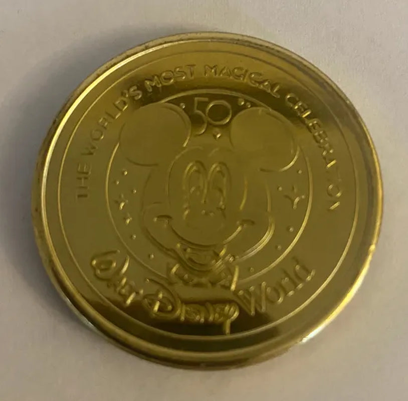 Disney Parks WDW 50Th Magical Celebration Heihei Moana Coin Medallion New