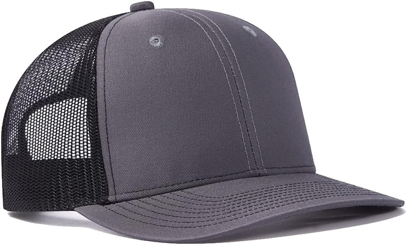 Trucker Hat - Mesh Snap Back - Unisex Adjustable Baseball Cap - Outdoor Hats for Men Women
