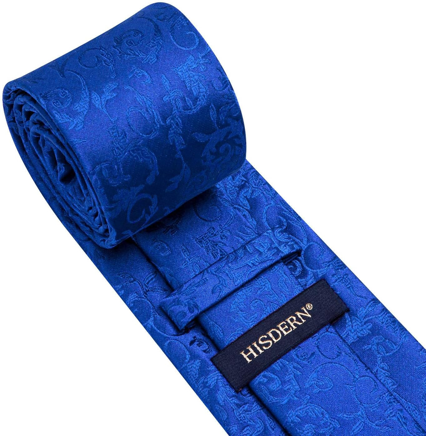 Ties for Men Paisley Floral Tie Handkerchief Classic Woven Business Formal Necktie and Pocket Square Set Wedding